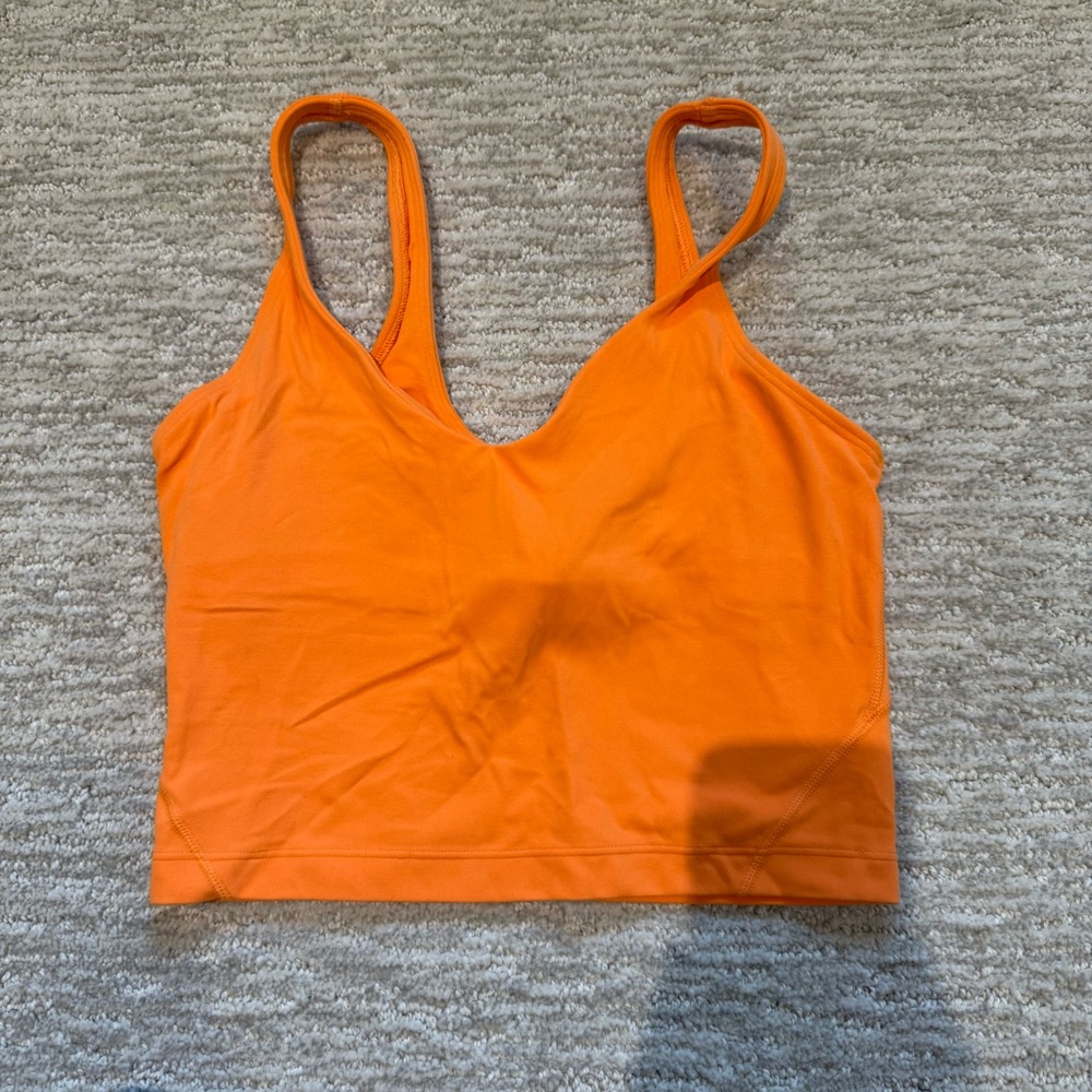Lululemon align Vibrant Orange Tank Top